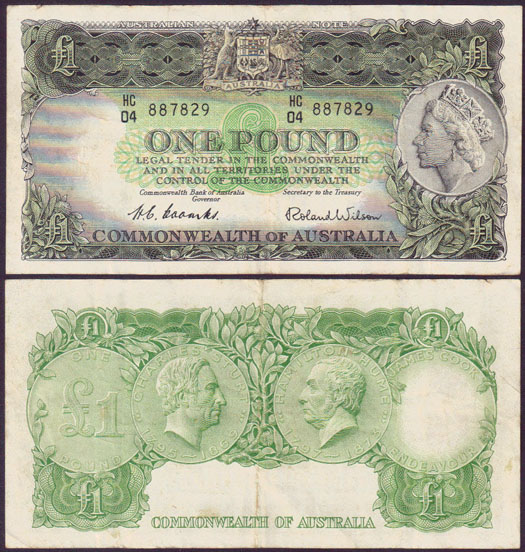 1953 Australia £1 Coombs / Wilson (VF) L000071